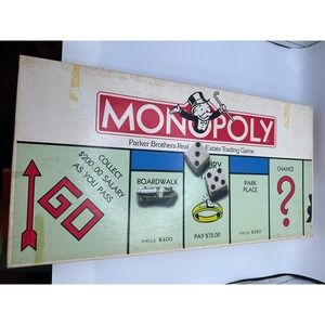 1985 MONOPOLY Board Game - Vintage Parker Brothers